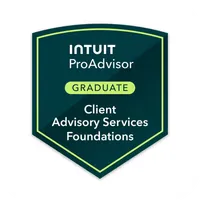 Intuit ProAdvisor Client Advisory Services Foundations Graduate badge